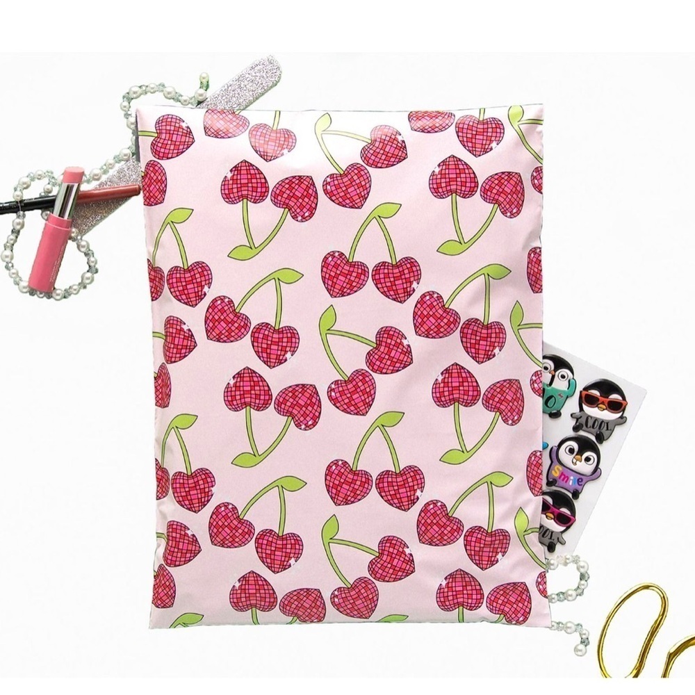 Sparkling Cherries Polymailer Bags 10”x13” set of 10 bags